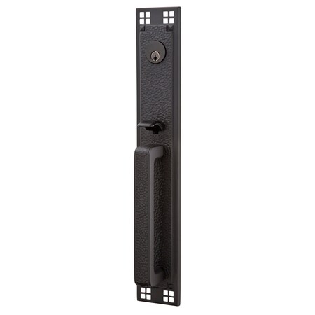 Emtek Flat Black Handleset 4802IWUS19 4802IWUS19